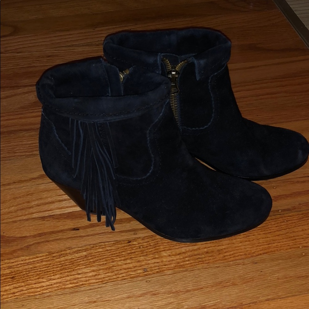 Suede booties